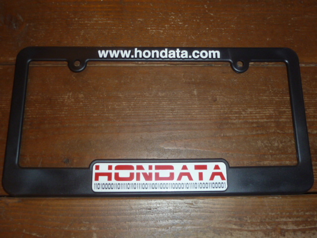 HONDATA JHPUSA ナンバーフレーム ライセンスフレーム シビック インテグラ ホンダ EG EG6 EK EK4 EK9 DC DC2 DB8 DC5 FD FD2 FK usdm 8_希少！“HONDATA”正真正銘の正規品！