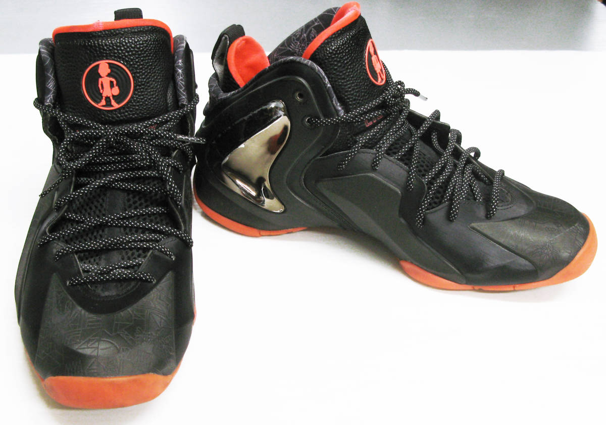 NIKE LIL PENNY POSITE BLACK-ATOMIC RED US 10.5 Sneakers （ ナイキ リル ペニー ポジット ブラック レッド 28.5cm （652121-001）