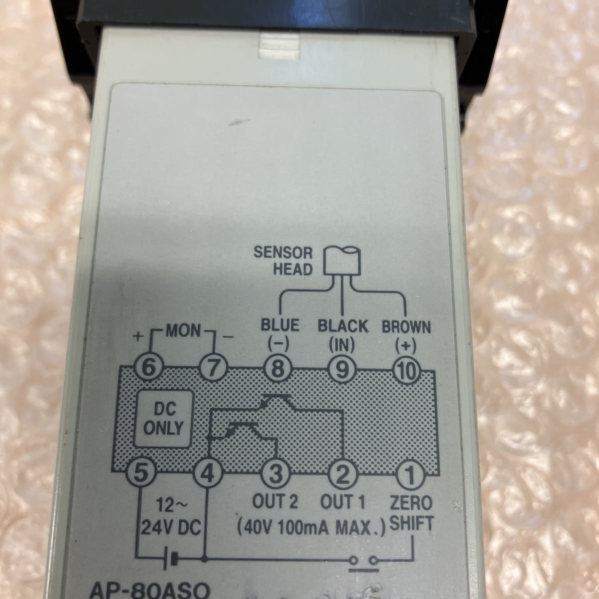 KEYENCE　キーエンス　AP-80A　デジタル分離型圧力センサー　通電確認のみ　O-868_画像5