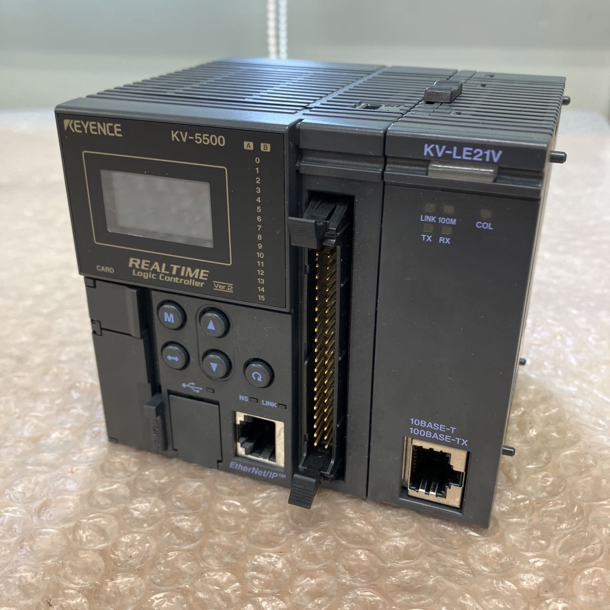 新年の贈り物 KEYENCE キーエンス KV-5500 EtherNet/IP 内蔵 CPU