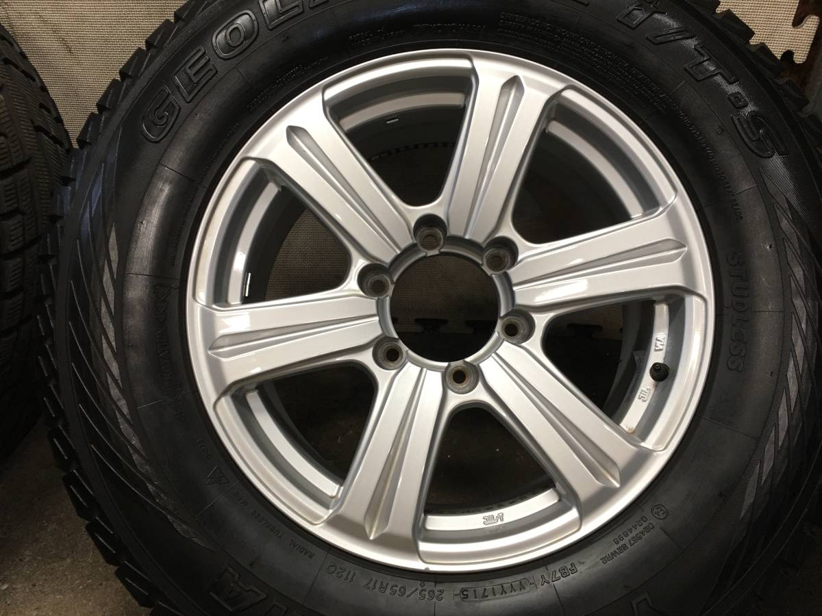 265 /65R17】ヨコハマ ジオランダーI/T-S スタッドレスタイヤ【17×7.5J