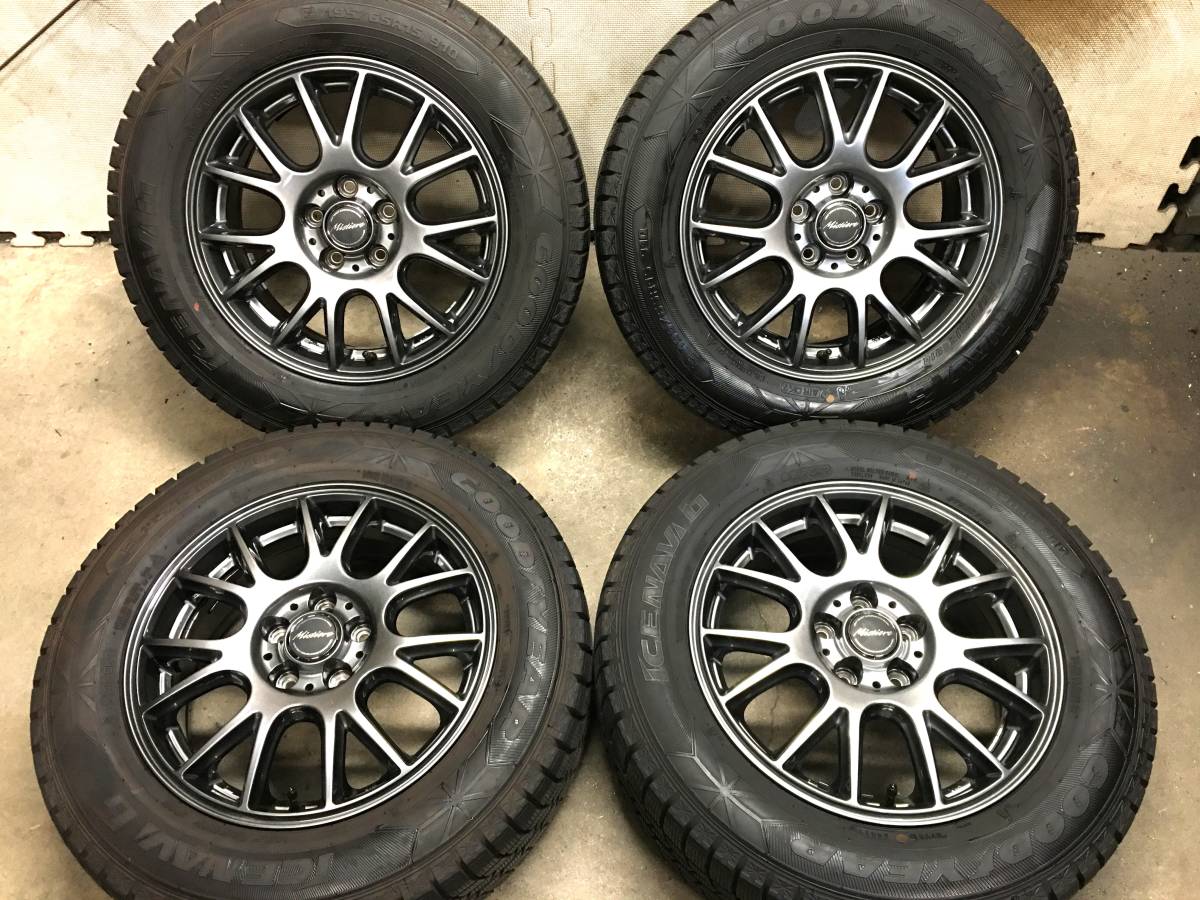 195/65R15】溝有19年製グッドイヤースタッドレスタイヤ【15×6J+40