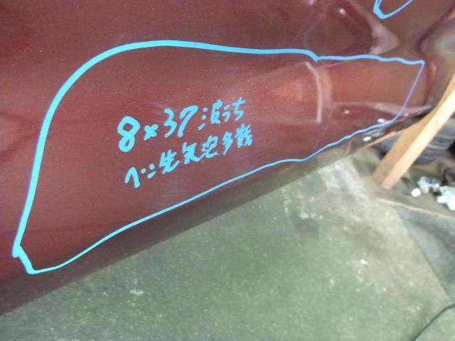 デイズ DBA-B21W 左フロントドア 　カラー番号C11　レディッシュマルーン　純正品番80101-6A00K 管理番号AB2192_画像5