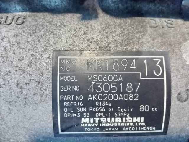 トッポ DBA-H82A エアコンコンプレッサー A/C AC 　純正品番MN189413 管理番号AA6499_画像4