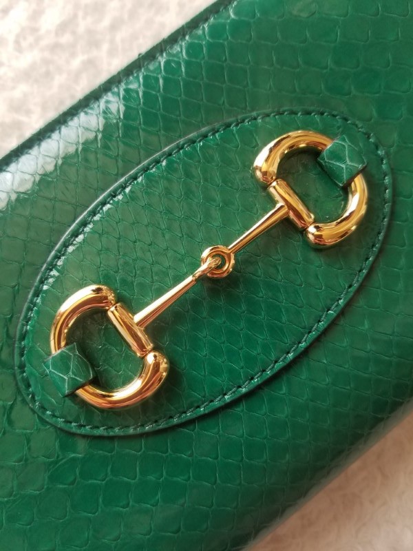 新品 GUCCI グッチ ホースビット 1955 パイソン ジップ アラウンド