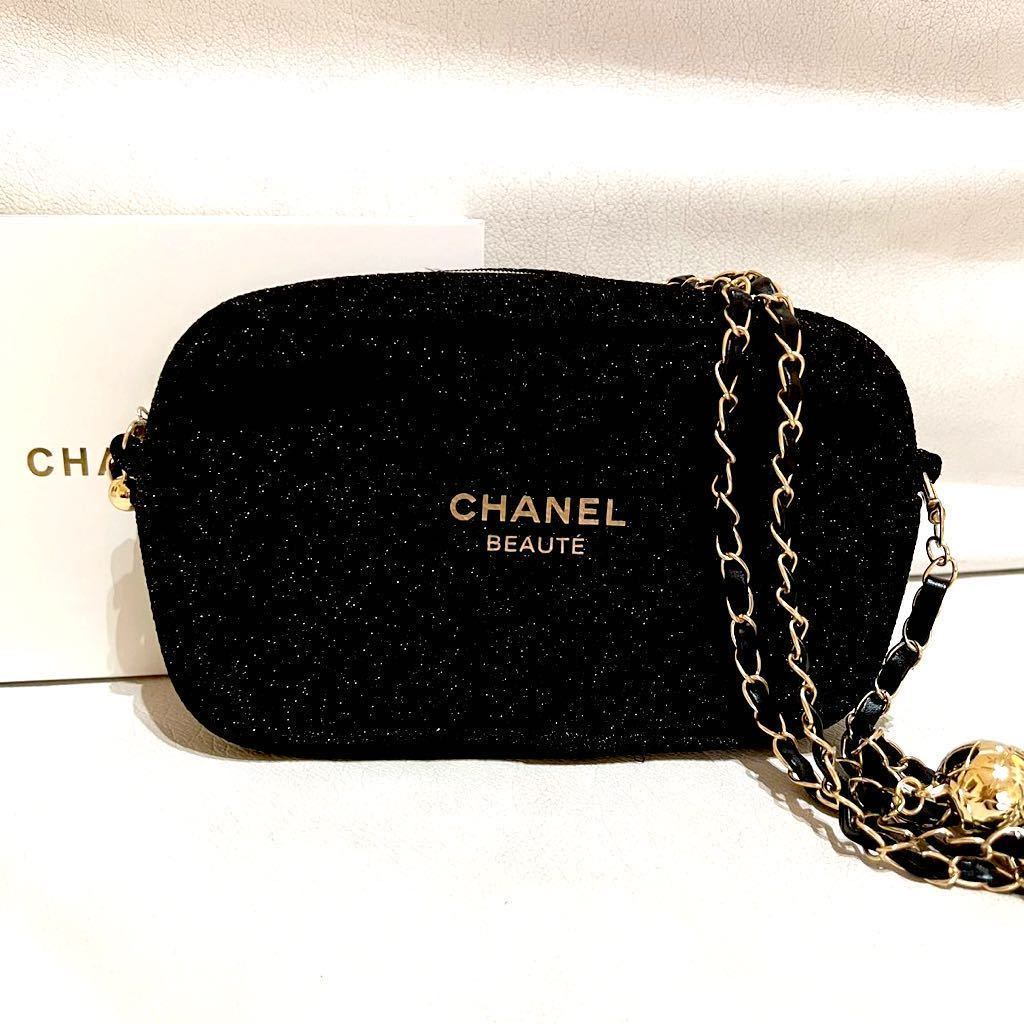 シャネル CHANELノベルティ 2way ポーチ チェーンショルダー シャネル CHANELノベルティ 2way ポーチ チェーンショルダー
