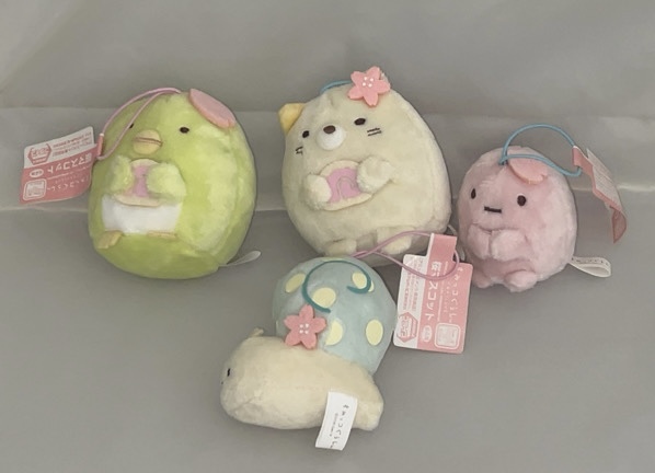 【全4種セット】すみっコぐらし 桜マスコット にせつむり たぴおか ねこ ぺんぎん？ ミニっこ_画像1