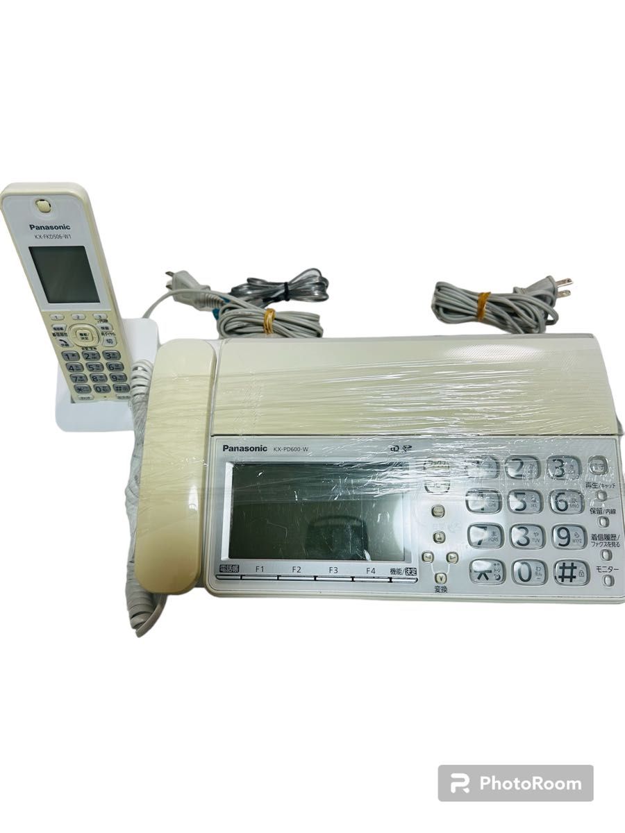 Panasonic 電話機 FAX 子機２台 KX-PD601-N - その他