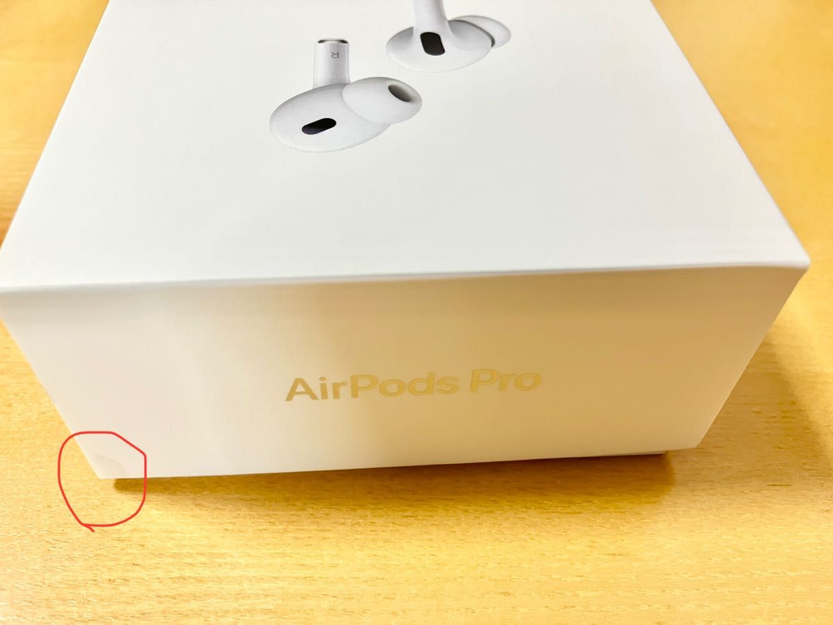 AirPods Pro エアポッズ　第2世代　Apple 空箱　説明書付き　イヤーチップ未使用品XS,S付き
