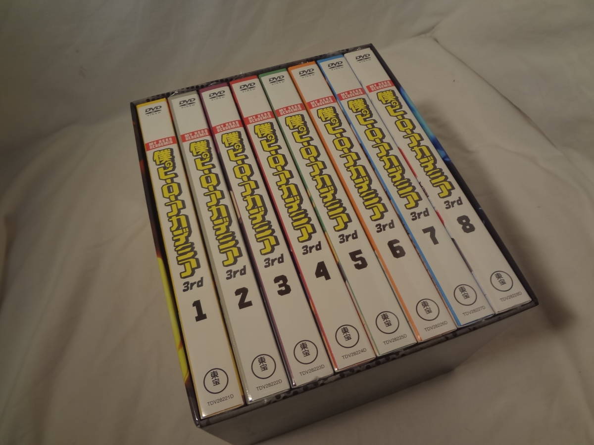 01320 ★am 僕のヒーローアカデミア 3rd 初回生産限定版 【DVD】8巻セット 全巻収納BOX付