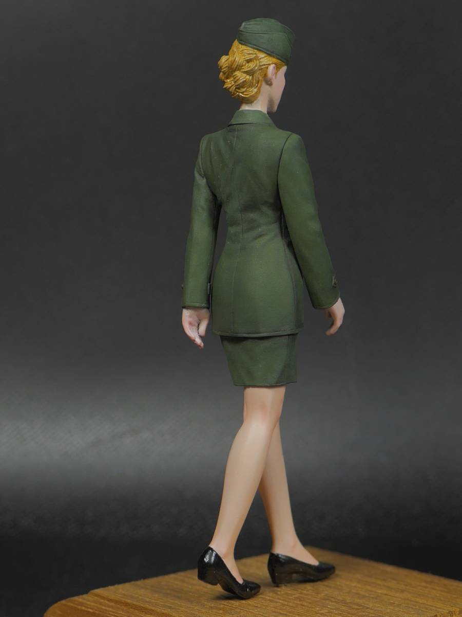 1/20 Ma.k yellowtail k Works [ strahl army woman ..] garage kit real figure woman figure final product 