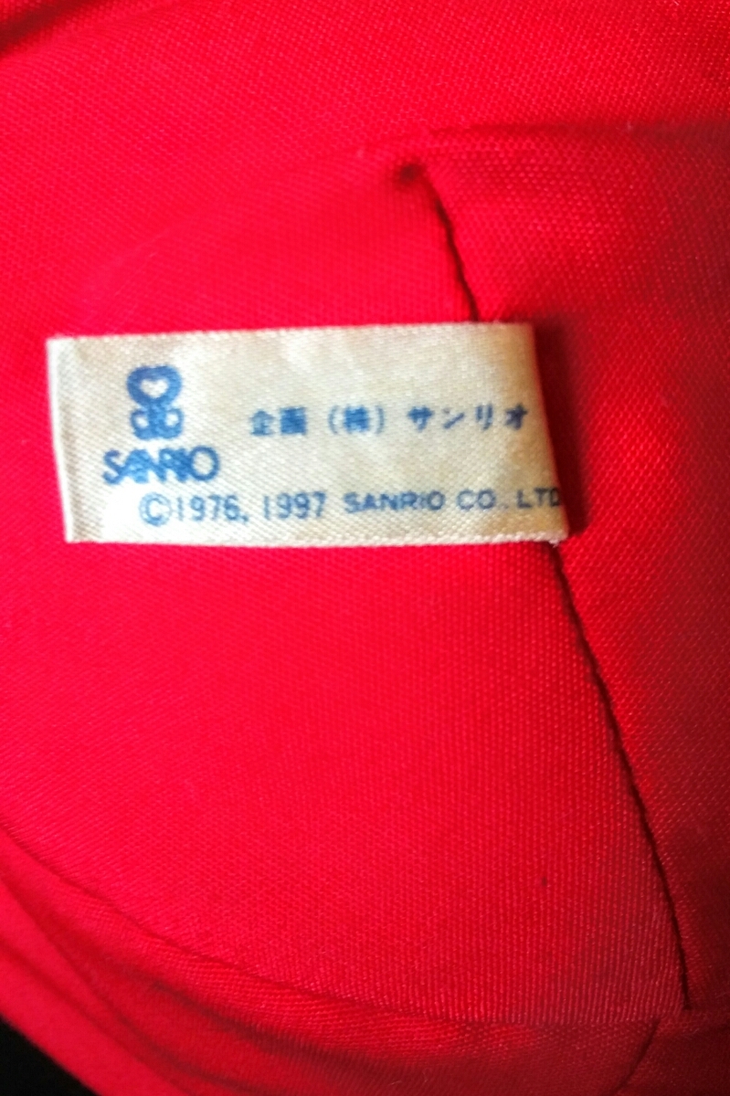 【レトロ・かわいい♪】1997年製　ハローキティ　キティちゃん　30㎝　お座りポーズぬいぐるみ　日本製　ナカジマコーポレーション_画像10