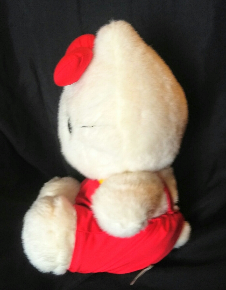【レトロ・かわいい 】1997年製 ハローキティ キティちゃん 30㎝ お座りポーズぬいぐるみ 日本製 ナカジマコーポレーション