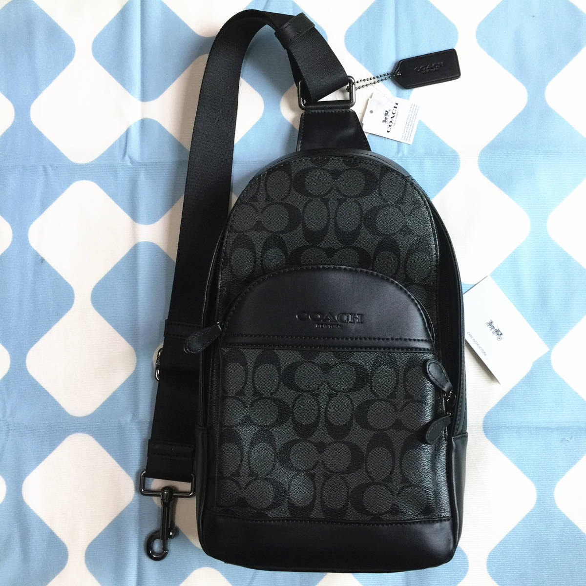 超安い品質 ☆新品☆コーチ/COACH アウトレット品 ショルダーバッグ スリングバッグ ボディーバッグ チャコール×ブラック F39942 バッグ その他 超安い品質 ☆新品☆コーチ/COACH アウトレット品 ショルダーバッグ スリングバッグ ボディーバッグ チャコール×ブラック F39942 バッグ その他