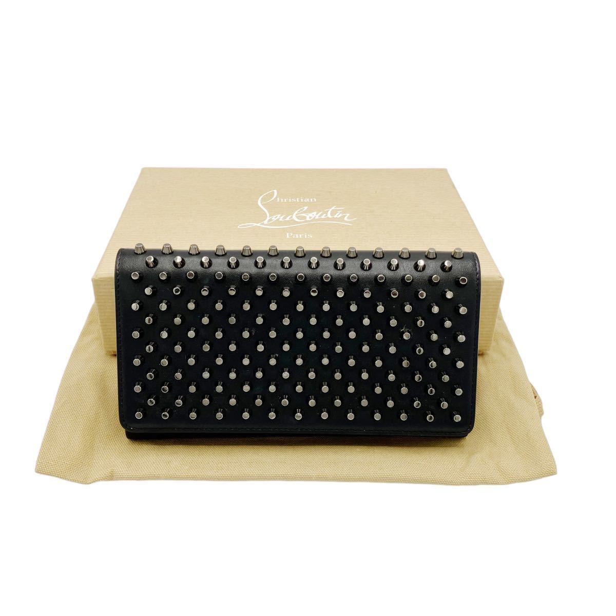 美品】クリスチャンルブタン Christian Louboutin マカロン レザー