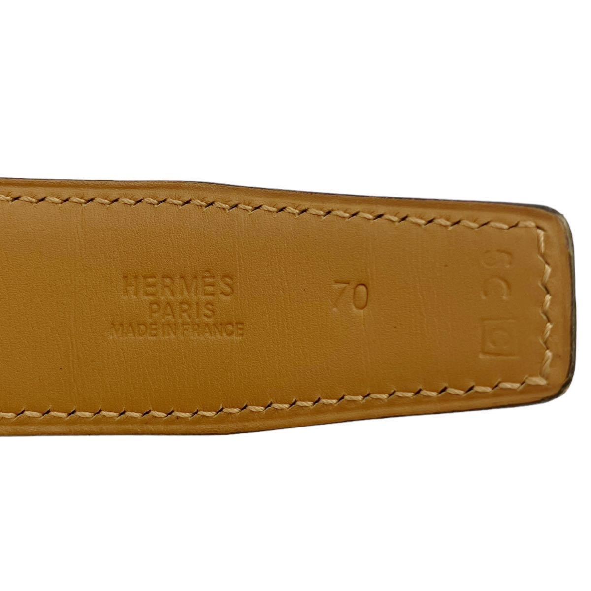 良品】エルメス HERMES コンスタンス 70 Hベルト オーストリッチ