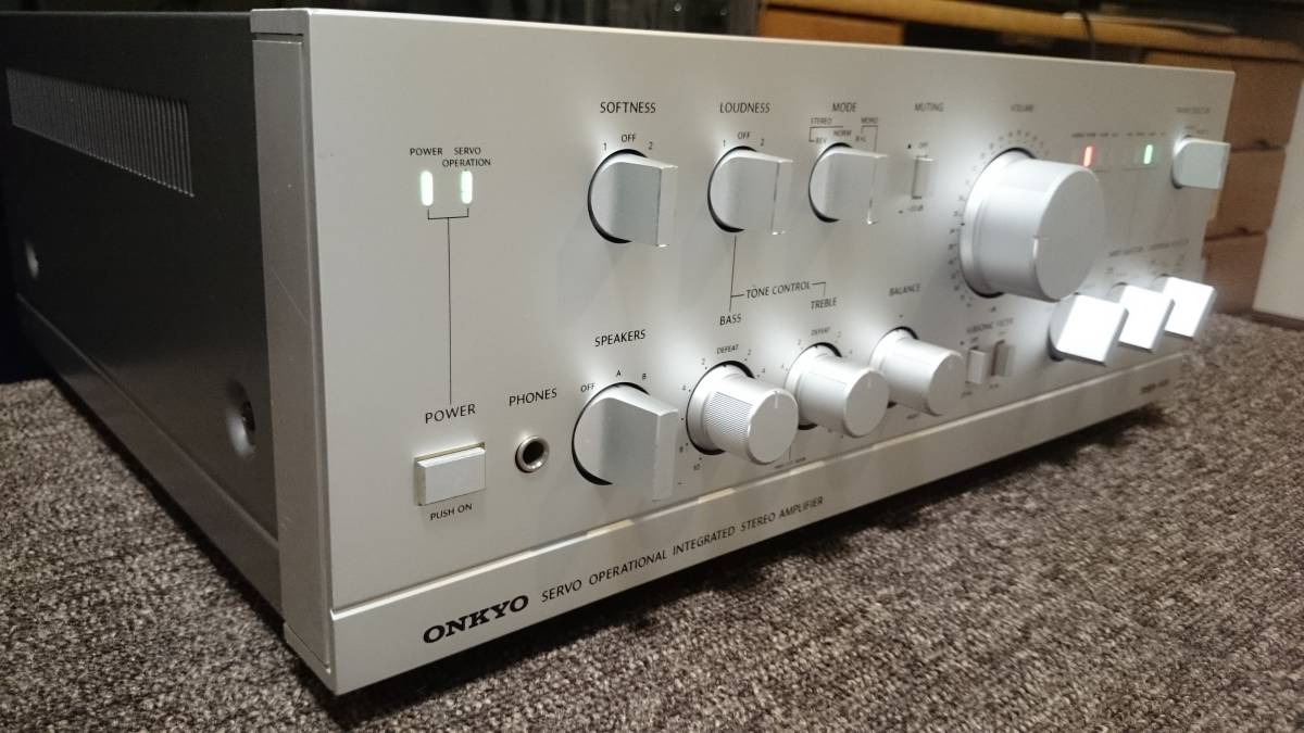 ONKYO Integra A-810『整備動作品 保証あり』 オンキョー プリメインアンプ_画像7