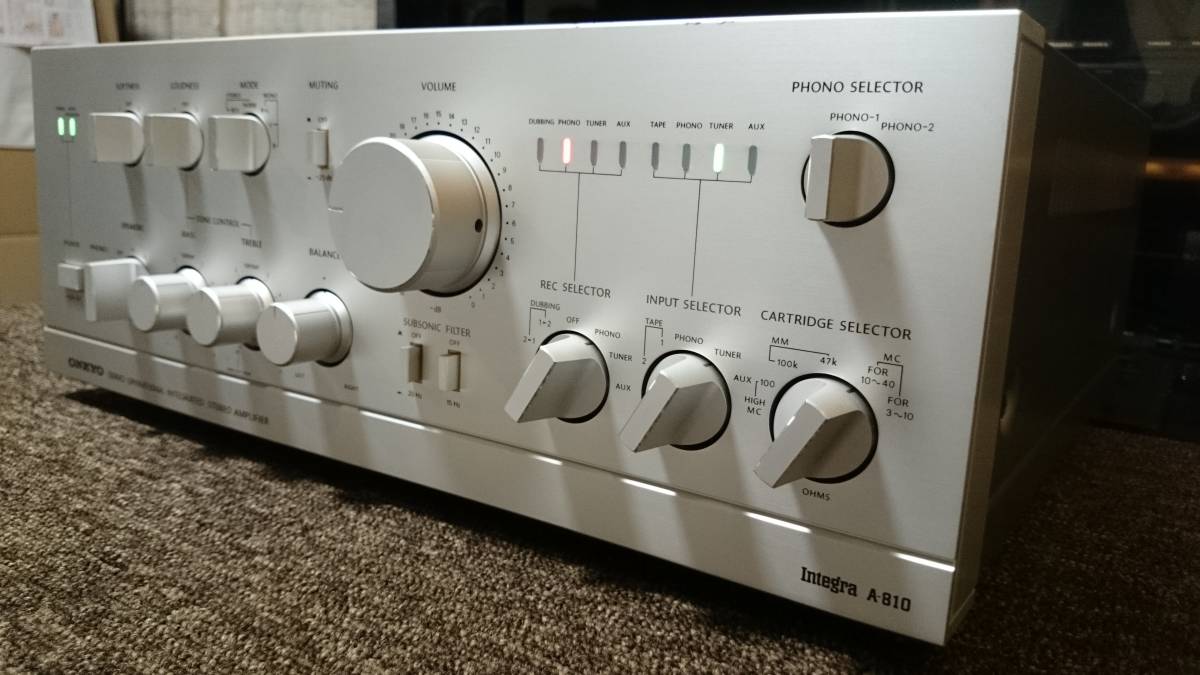 ONKYO Integra A-810『整備動作品 保証あり』 オンキョー プリメインアンプ_画像8