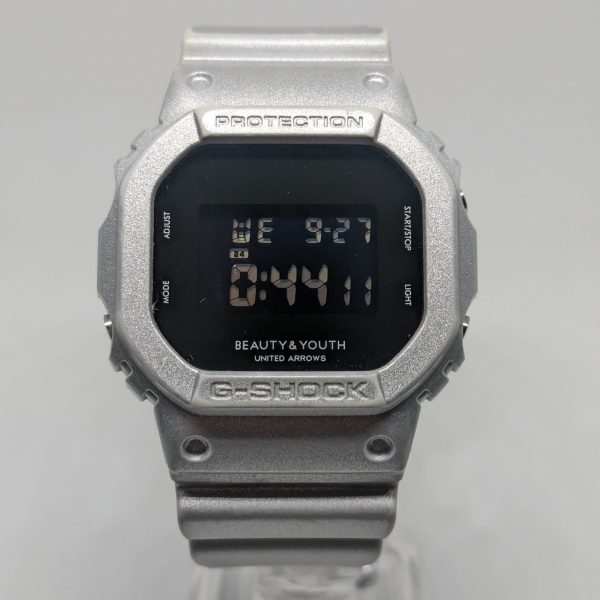 CASIO G-SHOCK ユナイテッドアローズ別注 beauty＆youth コラボ DW-5600 シルバー 3229 カシオジーショック 腕時計_画像2