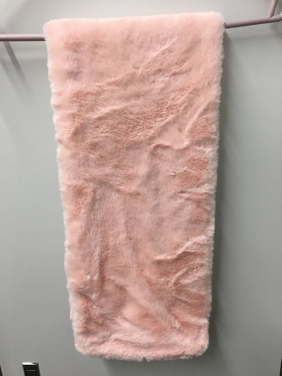 * price cut middle * neck warmer fake fur pink 