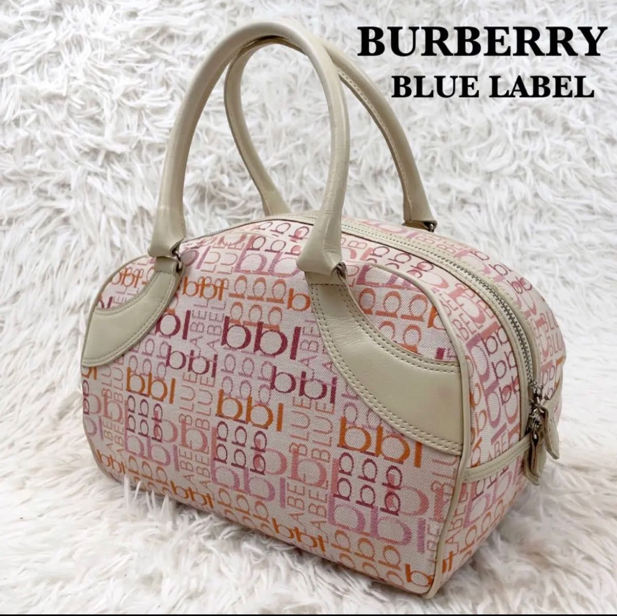 BURBERRY BLUE LABEL バーバリー ブルーレーベル ミニ ボストンバッグ