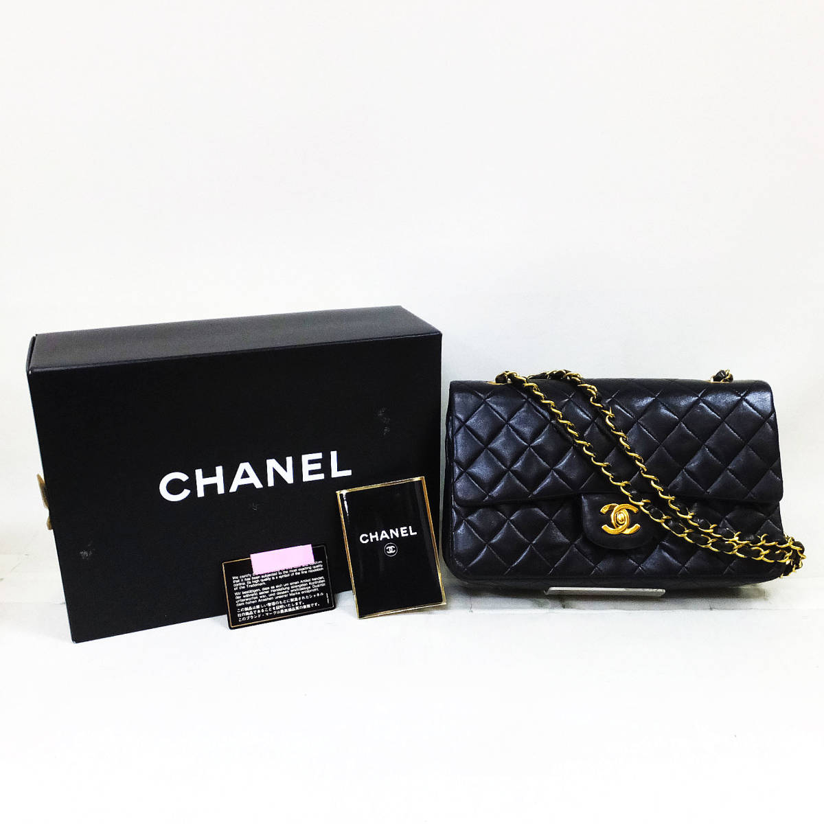 2022年製 新品】 Wフラップ 現状品【CHANEL】シャネル 訳あり USED