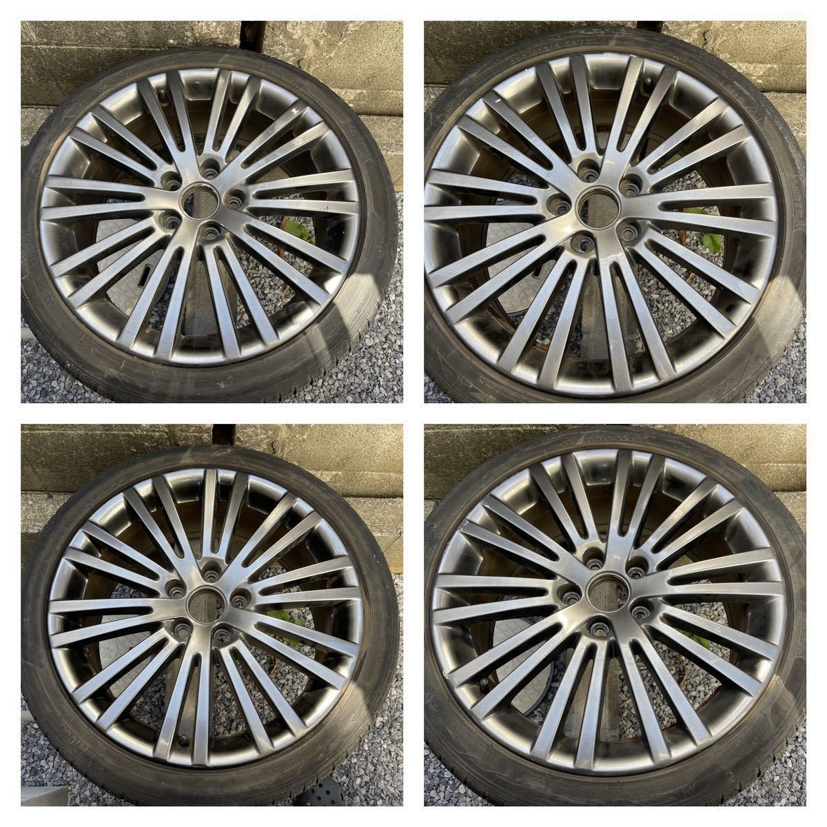 希少グレーモデル VW フォルクスワーゲン R32 ゴルフ 純正 ホイール 4