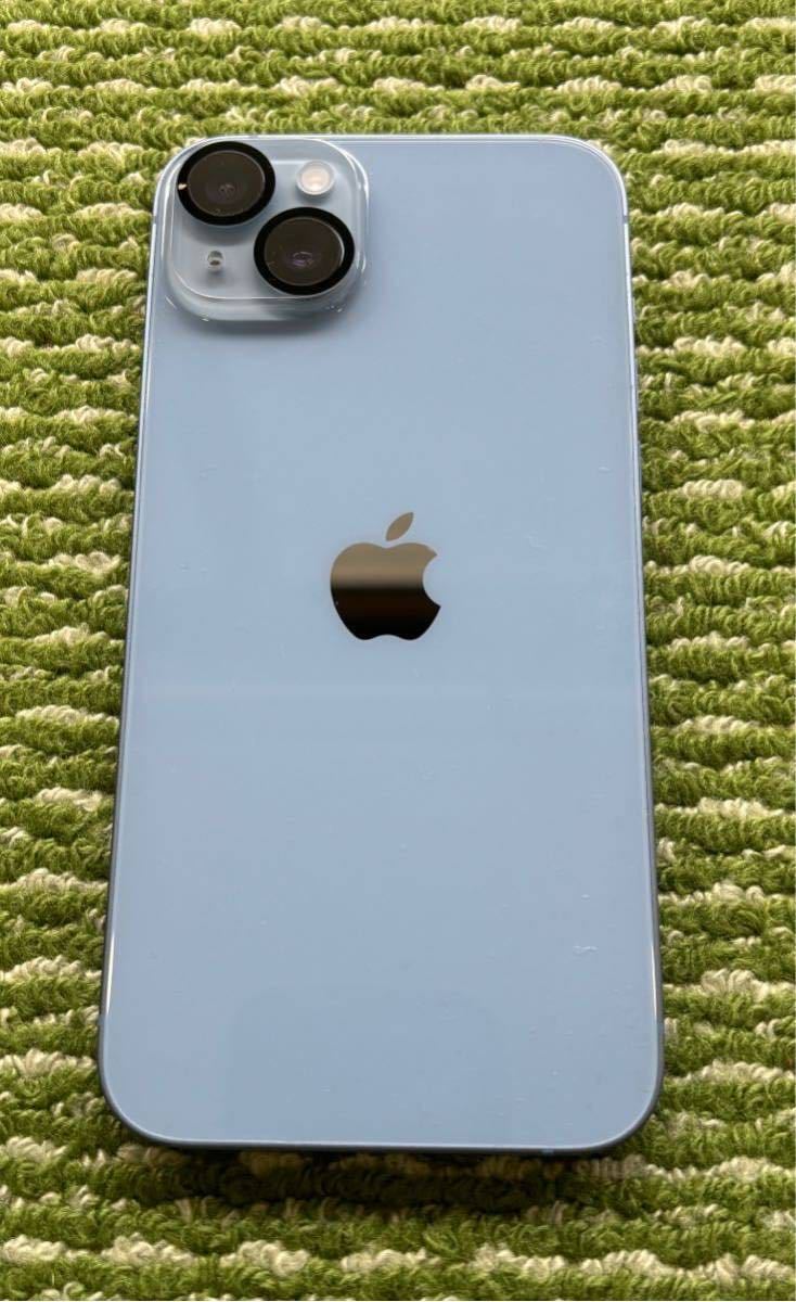 Apple iPhone 14 Plus 128GB ブルー 保証付 バッテリー容量 100% SIM