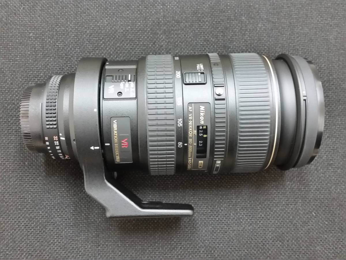 ◆（美品）ニコン　ＡＦ ＶＲ－ＮＩＫＫＯＲ　80－400㎜　1：4.5－5.6Ｄ　◆