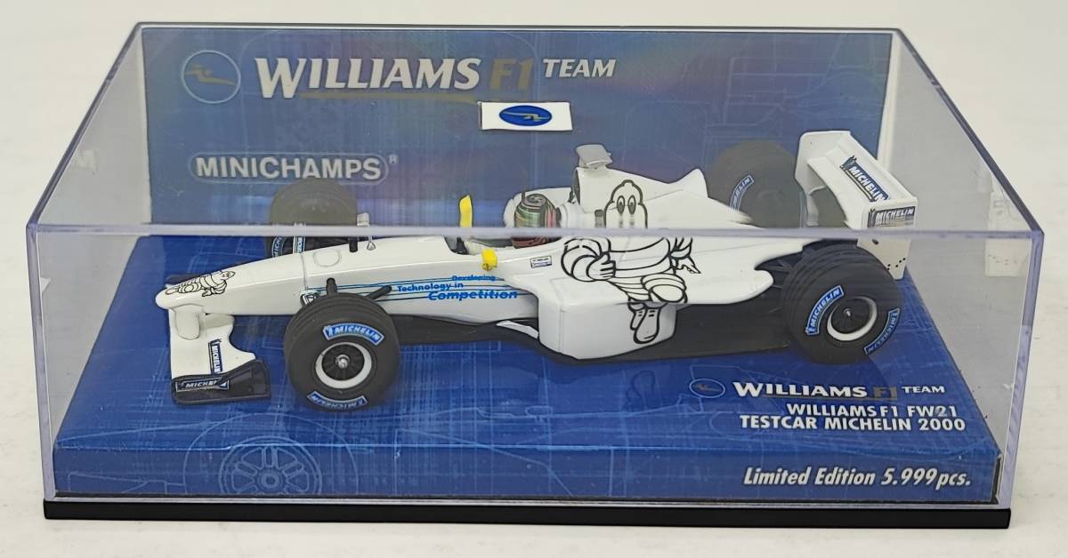 ★Minichamps 1:43 WilliamsF1 FW21 Testcar Michelin 2000 ミニチャンプス ウイリアムズ ミシュラン★_画像1