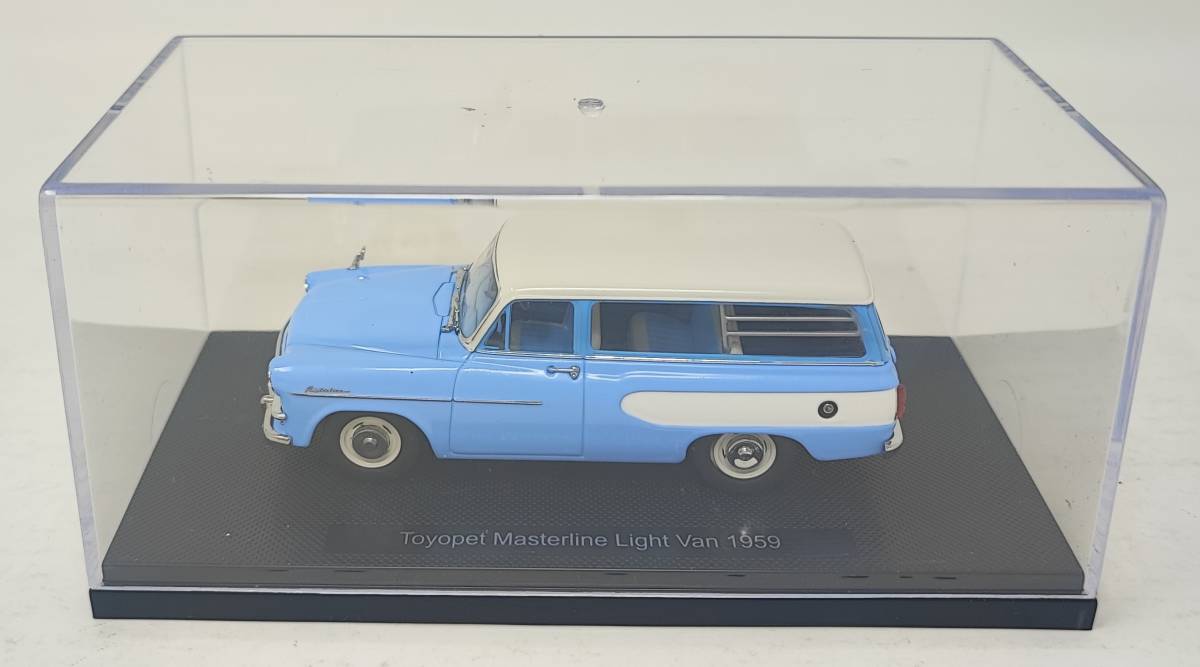 ★EBBRO 1/43 TOYOPET MASTERLINE LIGHT VAN 1959 BLUE 44341 OLDIES エブロ トヨペット マスターライン★_画像2