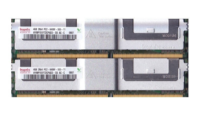 MacPro用　8GBメモリ(4GB×2枚) DDR2 800MHz PC2-6400F FB-DIMM_画像1