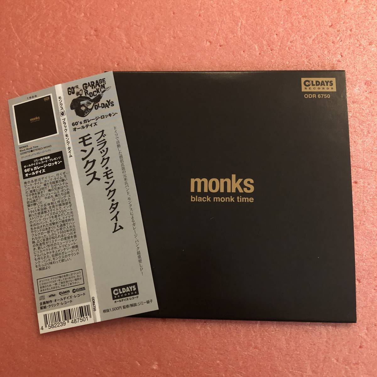 美品 紙ジャケット CD 国内盤 帯付 モンクス ブラック モンク タイム Monks Black Monk Time Garage Rock_画像1