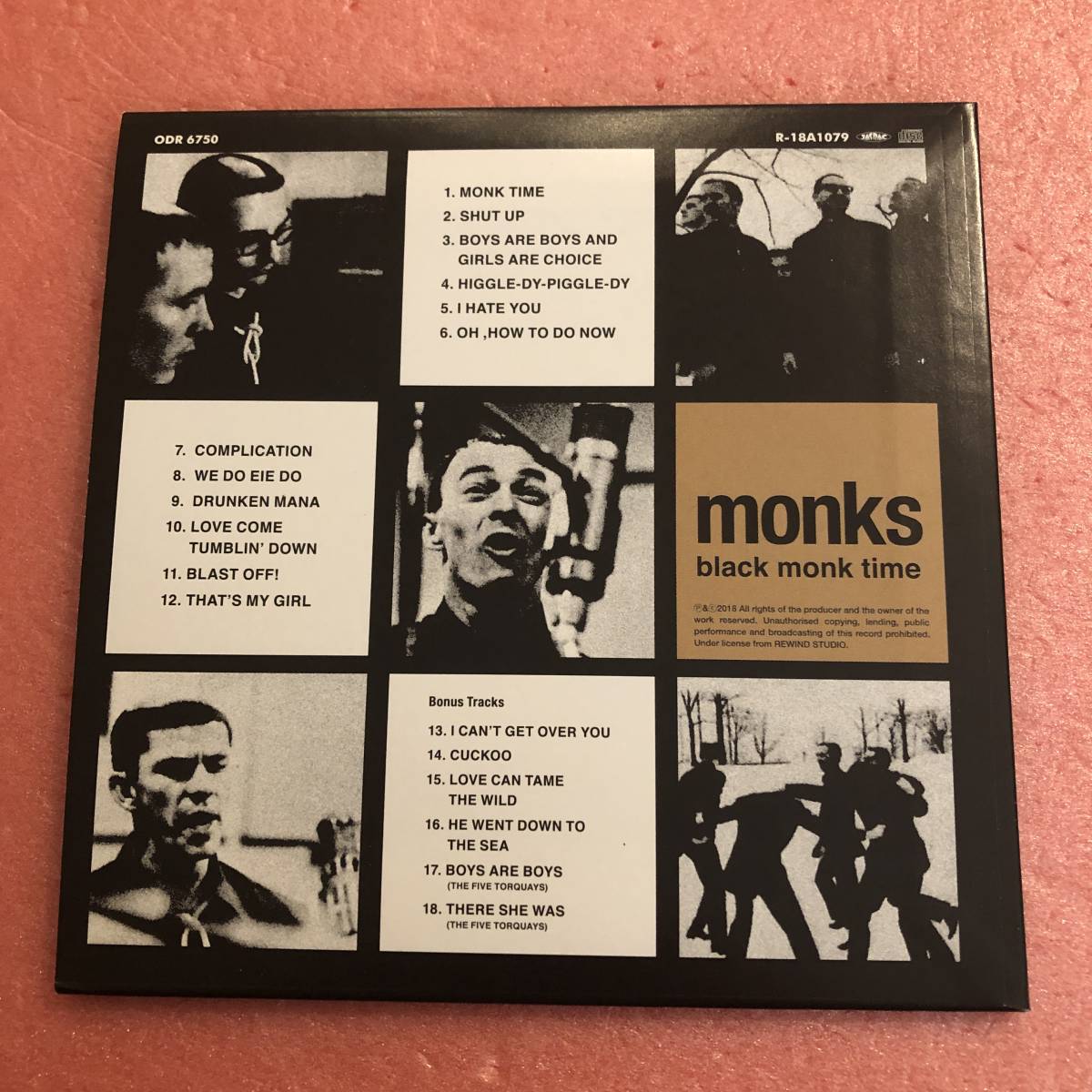 美品 紙ジャケット CD 国内盤 帯付 モンクス ブラック モンク タイム Monks Black Monk Time Garage Rock_画像2