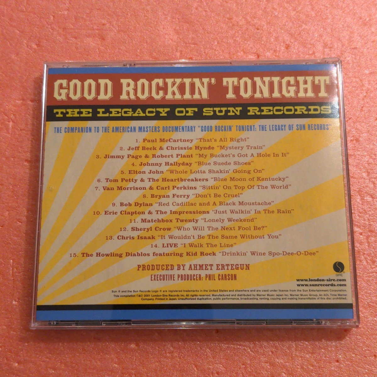 CD 国内盤 ボーナストラック3曲入 V.A. グッド ロッキン トゥナイト サン レコード トリビュート GOOD ROCKIN' TONIGHT SUN RECORDS_画像3