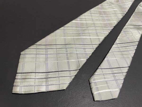 [ прекрасный товар ]DKNY Donna Karan в клетку галстук 3шт.@ и больше бесплатная доставка оттенок зеленого 