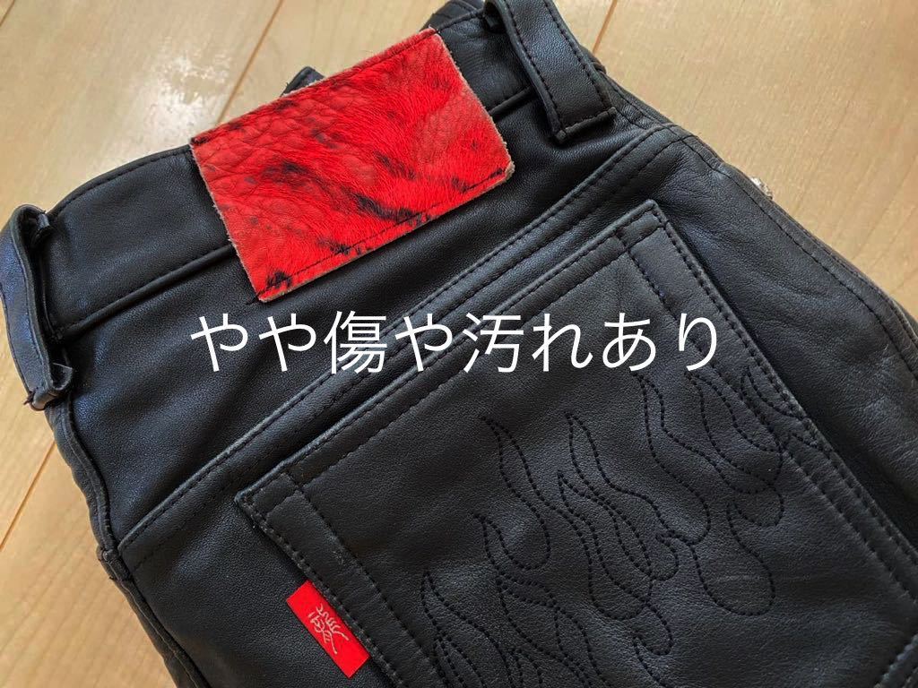 クリームソーダ レザーパンツ 革パンツ HUG