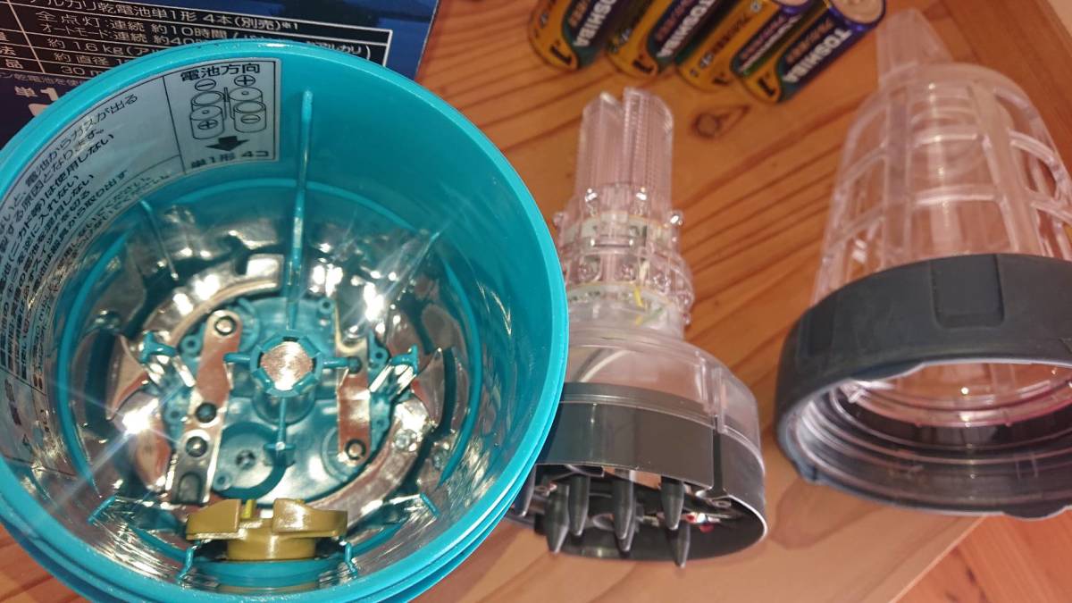 中古】Hapyson ハピソン 水中集魚灯 乾電池式LEDライト YF-500