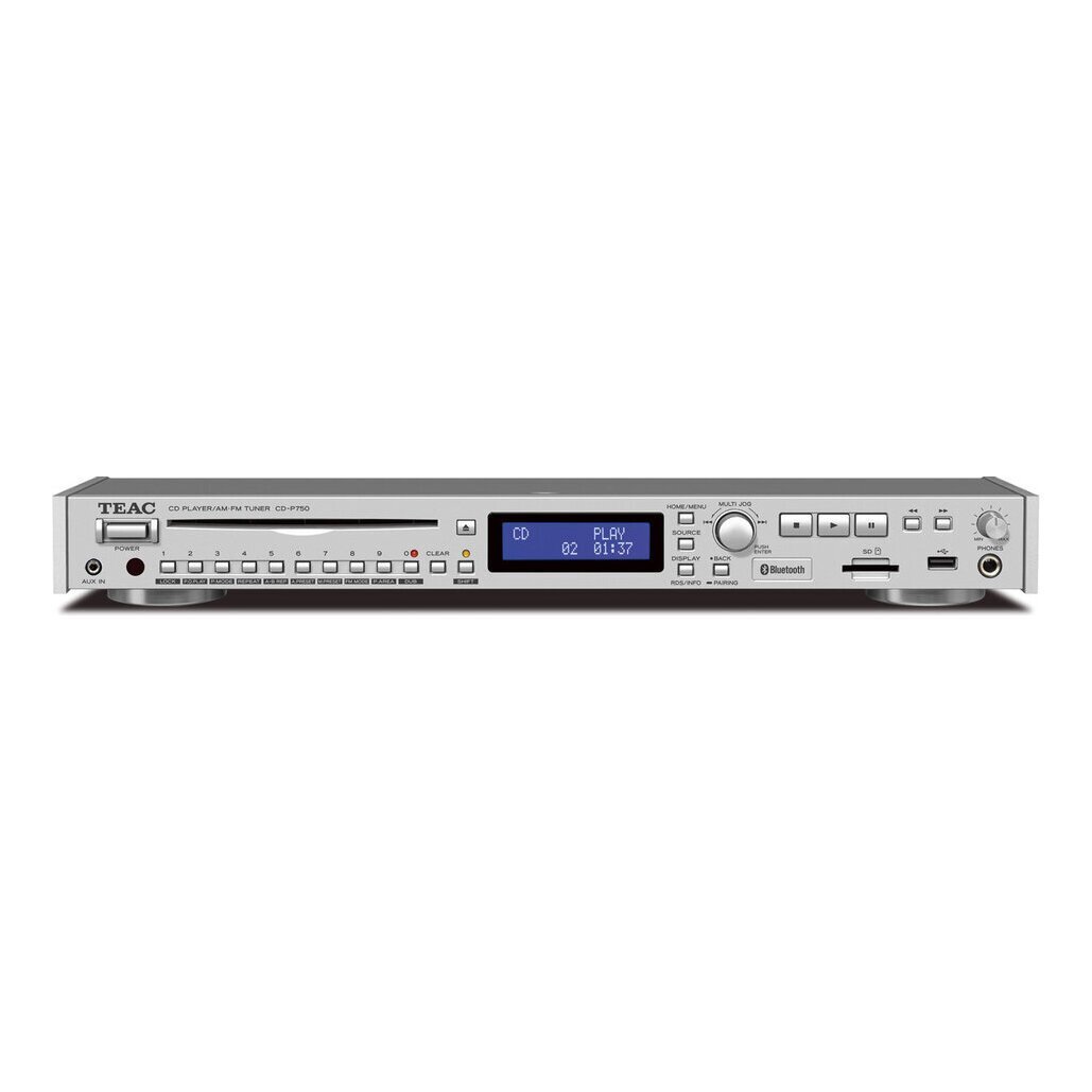 ★TEAC CD-P750-S / Bluetooth AM・FMチューナー搭載 CDプレーヤー★新品送料込のサムネイル