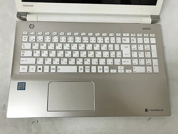 SNE97218SGM 東芝 dynabook 15.6型 ノートPC T65/EG Core i7-7500U メモリ4GB HDD 1TB 現状品 直接お渡し歓迎_画像4