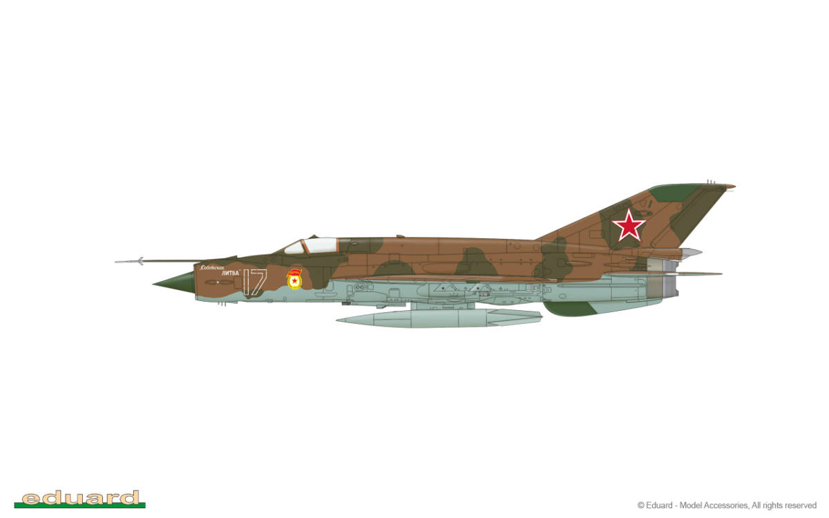 ○EDUARDエデュアルド／ ミコヤン MiG-21bis (1/48)ウィークエンドの画像6