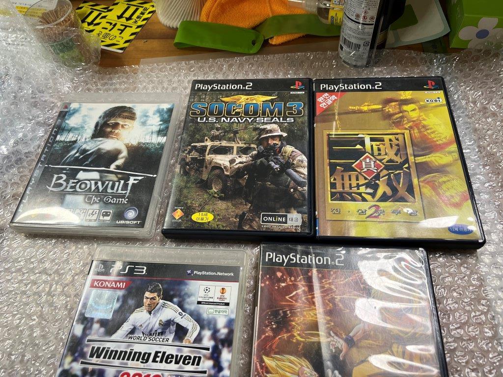 PS2/PS3 韓国版ソフト 5本セット ドラゴンボール等 海外 輸入 状態それなり 送料無料 同梱可_画像1