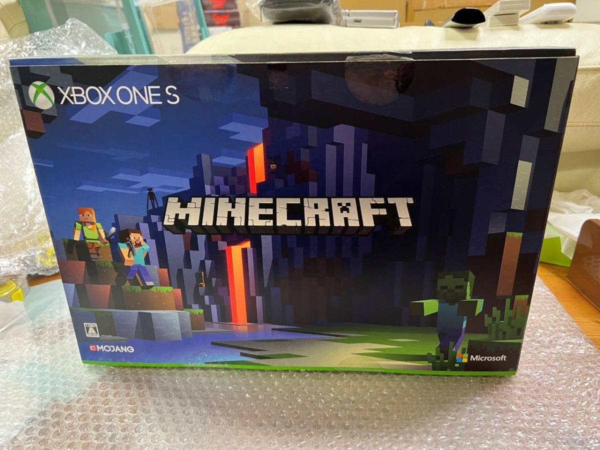 XBOX ONE S 本体 マインクラフト限定版 / Minecraft 新品同様 完品 送料無料 同梱可