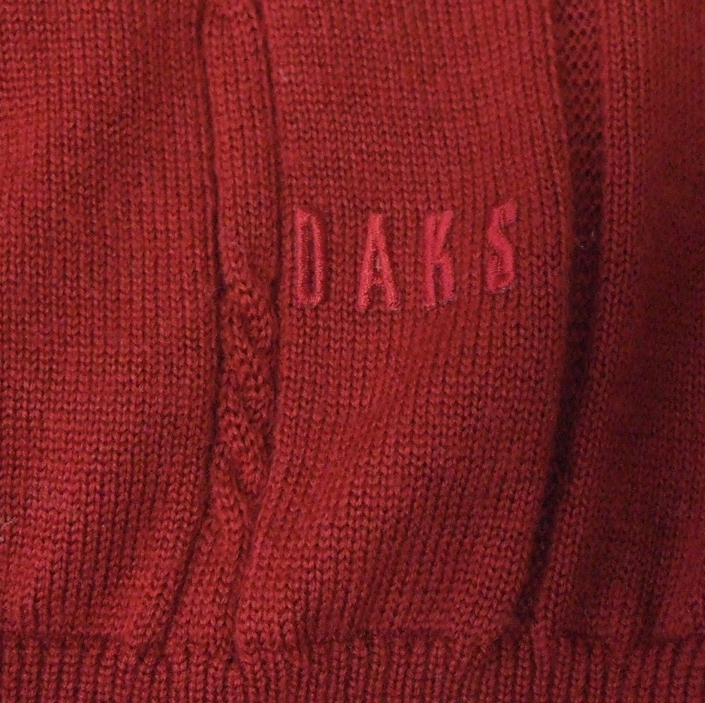 DAKS　ダックス　定番 ニットベスト 116505_画像4