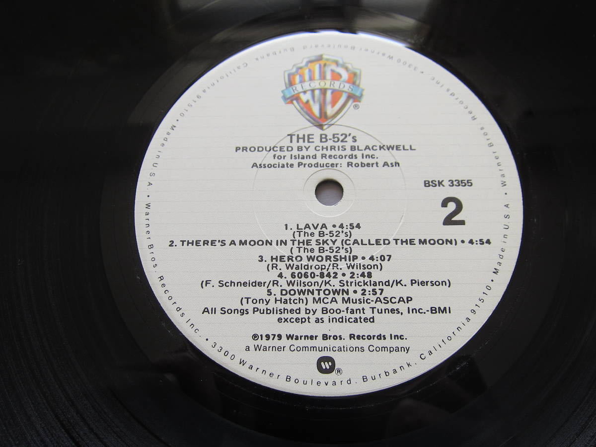 □ THE B-52’S ファースト　米盤オリジナル美盤！両面STERLING刻印 音圧高い_画像7