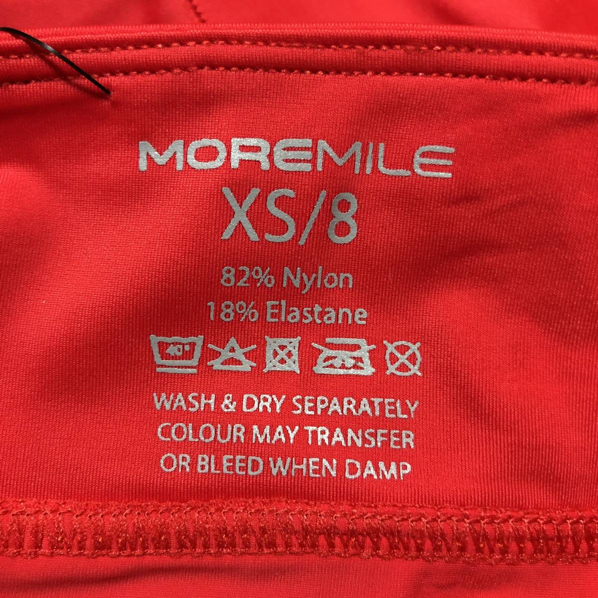 ■新品 即決■ More Mile モアマイル ■ 女子陸上競技 レーシングブルマ ショーツ パンツ ブリーフ ■ 赤 海外XSサイズ_画像7