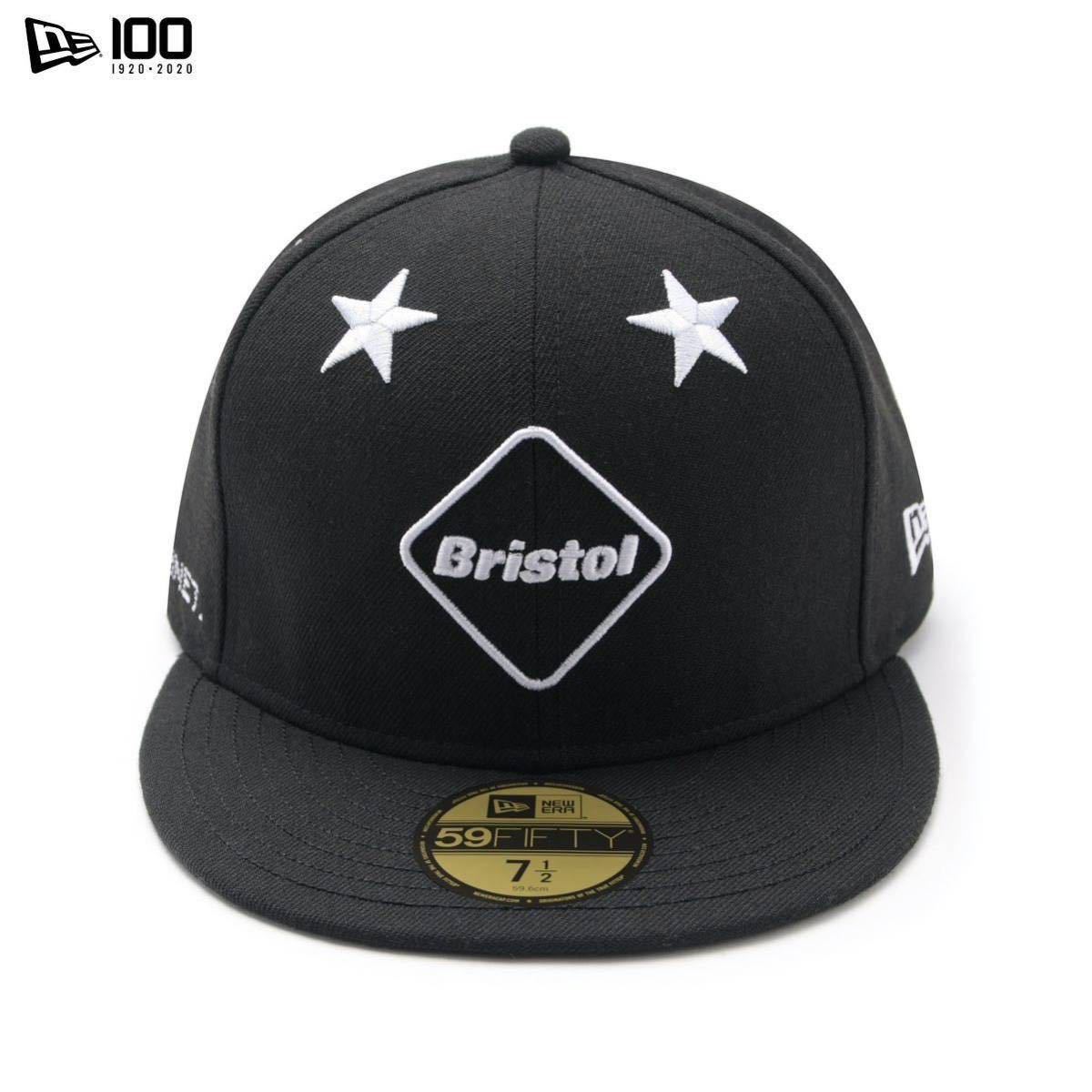 【美品】 FCRB f.c real bristol エフシーレアルブリストル SOPHNET ソフ NEWERA 100th EMBLEM 59FIFTY CAP キャップ 帽子 ぼうし 7 3/4の画像2