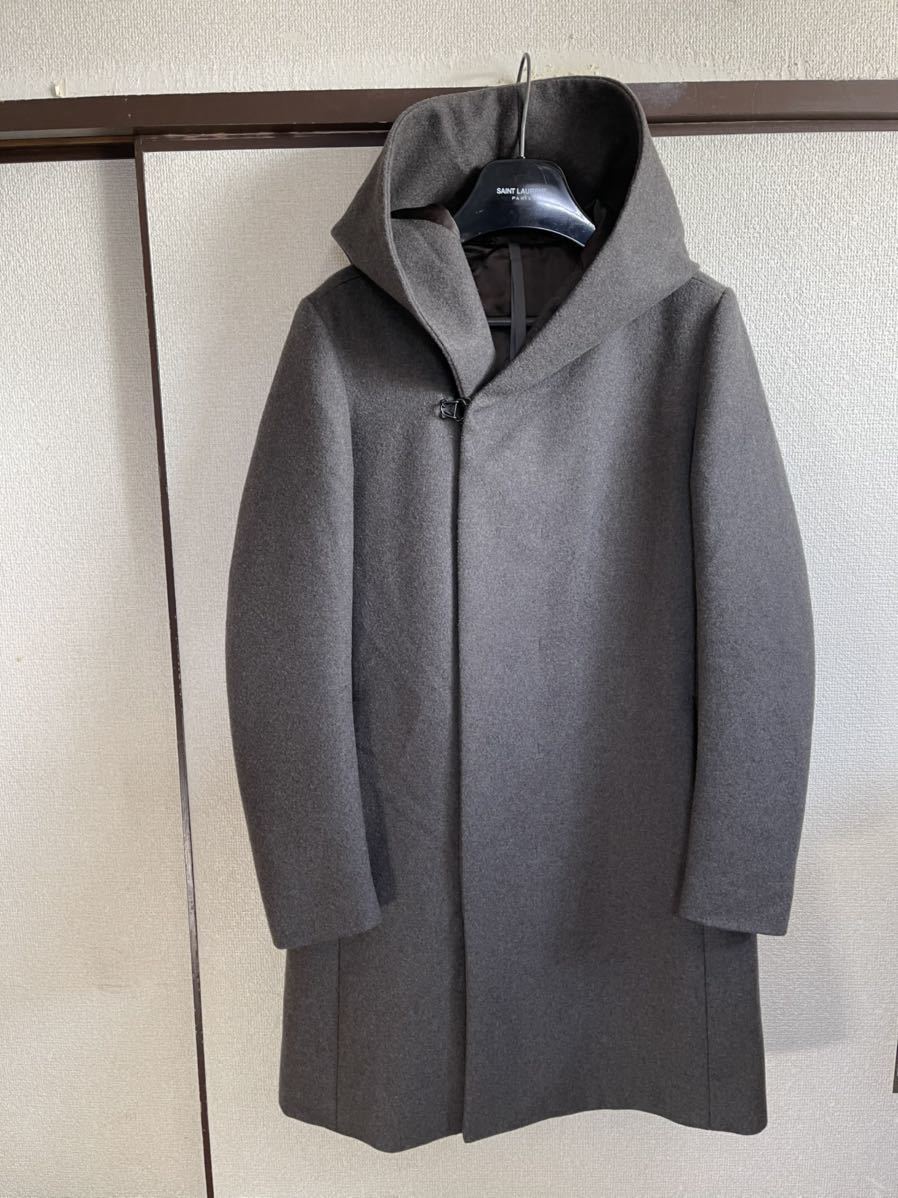 [ prompt decision ][ superior article ] KAZUYUKI KUMAGAI ATTACHMENTkazyuki bear gai Attachment wool melt mf- dead coat GREY gray color 