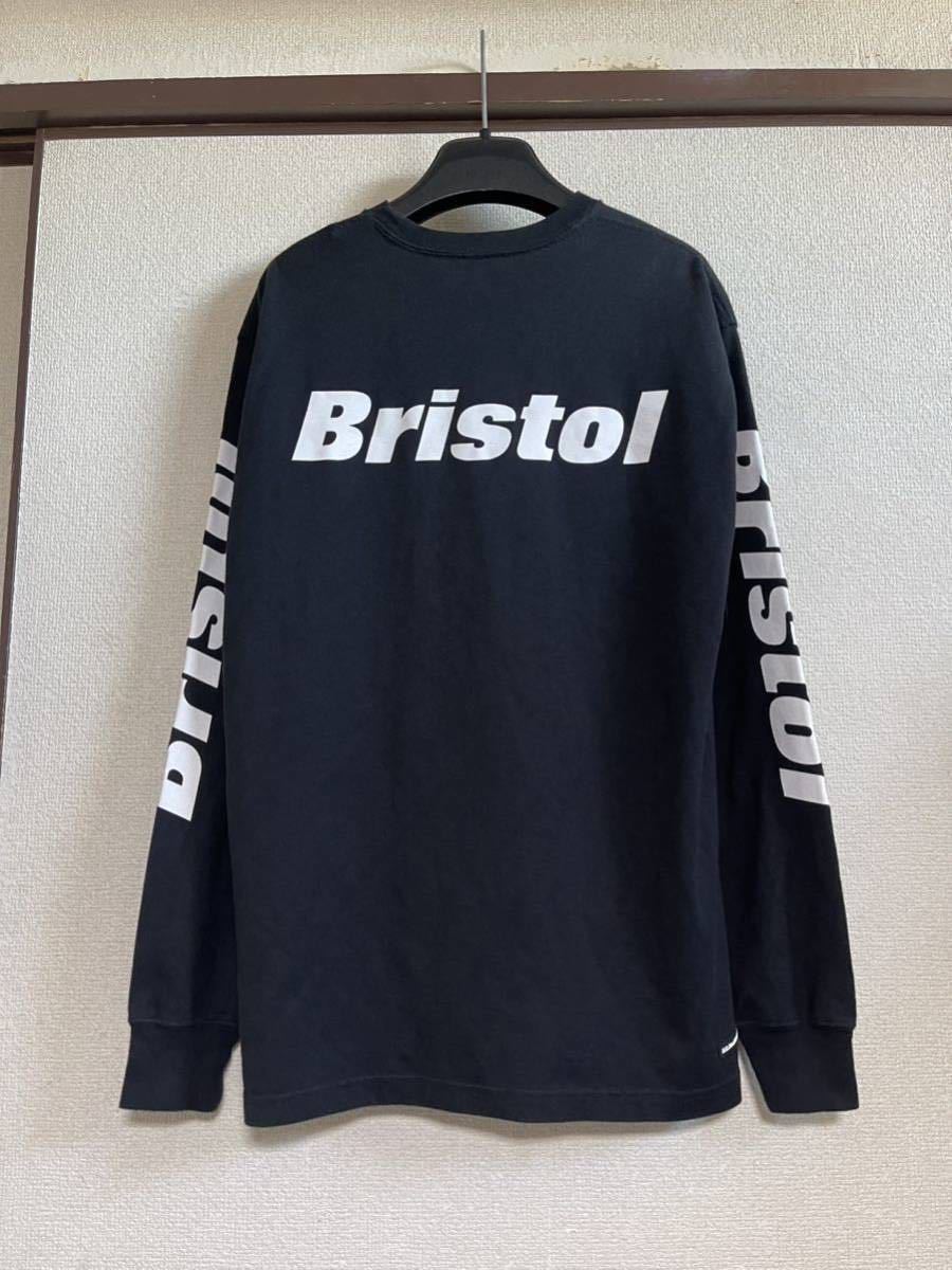 【良品】 FCRB f.c real bristol エフシーレアルブリストル SOPHNET ソフネット L/S COLOR COMBINATION TEE 長袖 Tシャツ BLACK M ブラック_画像3