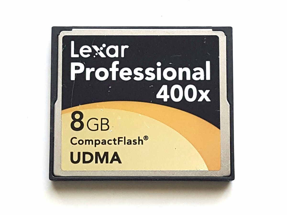 【2枚限り】☆美品☆ CFカード 8GB 400x レキサー プロフェッショナル Lexar Professional コンパクトフラッシュ CompactFlash Cardの画像1